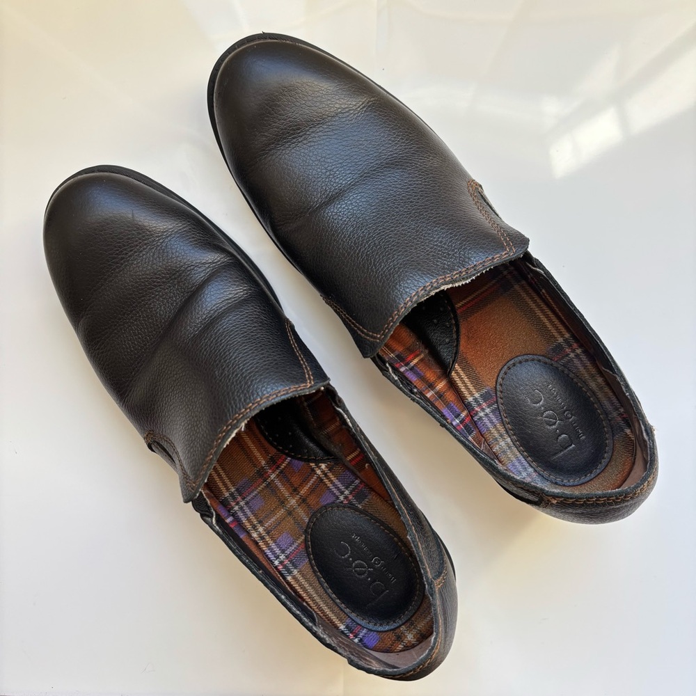B.O.C Born Concepts Women’s Clog Booties Size 9 Black Leather Block Heel Slip On - Picture 2 of 16